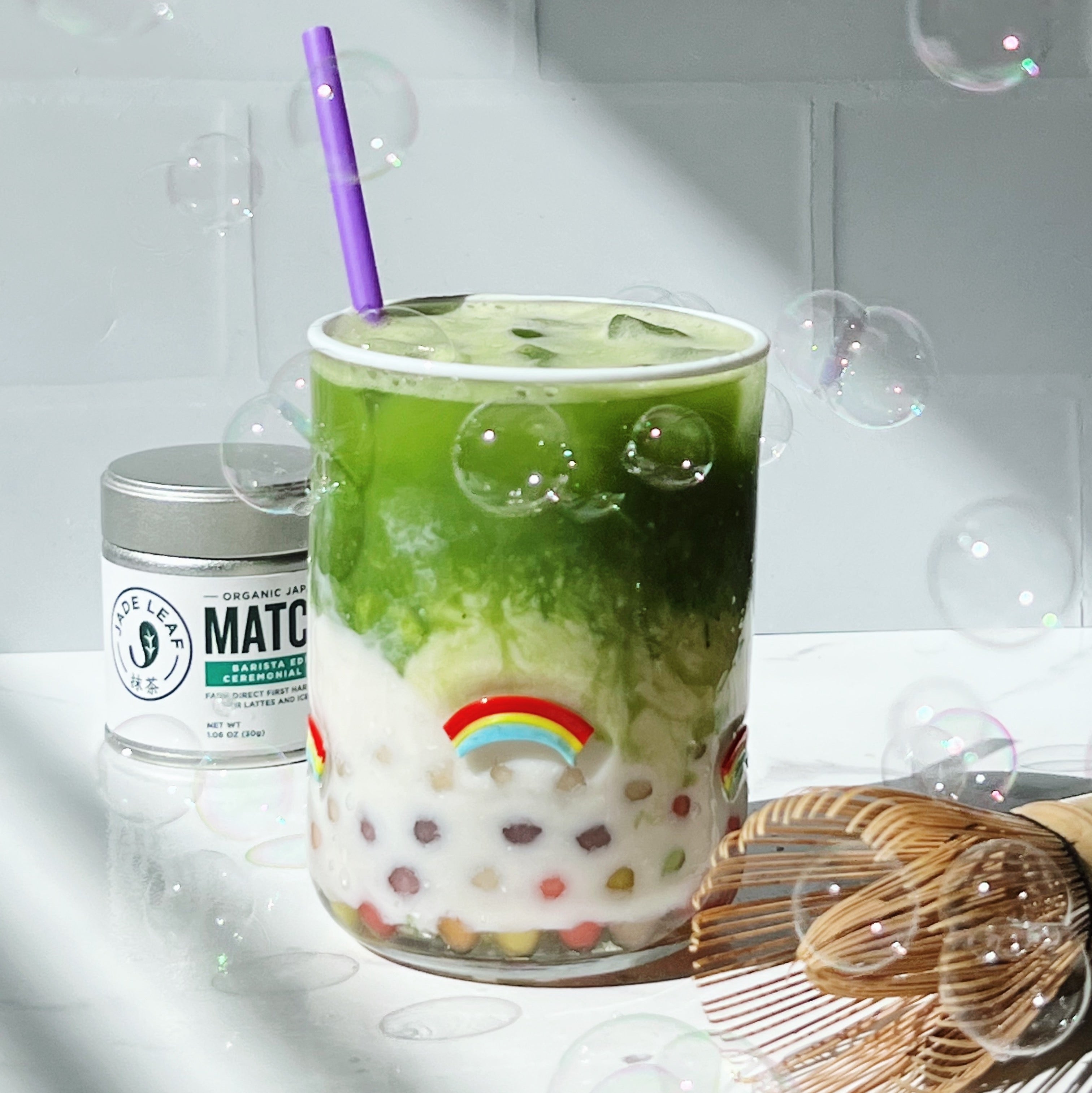 Matcha Milk Tea Recipe: Hot + Iced Bubble Tea (With Video) - Raepublic